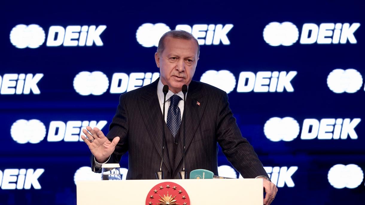Erdogan DEIK-iň Maliýe geňeşiniň maslahatynda çykyş etdi