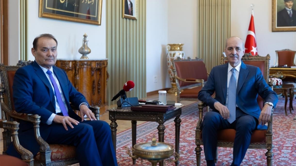 Numan Kurtulmuş Bagdad Amreýewi kabul etdi