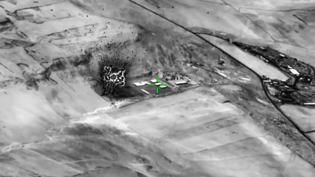 عملیات هوایی ارتش ترکیه علیه تروریست‌ها در شمال سوریه و تونجلی