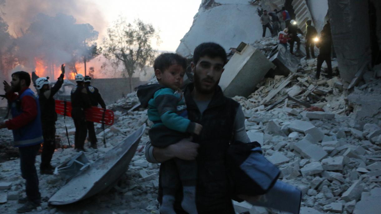 叙利亚“冲突降级区”遭袭  同一家庭的4名儿童和父亲丧生