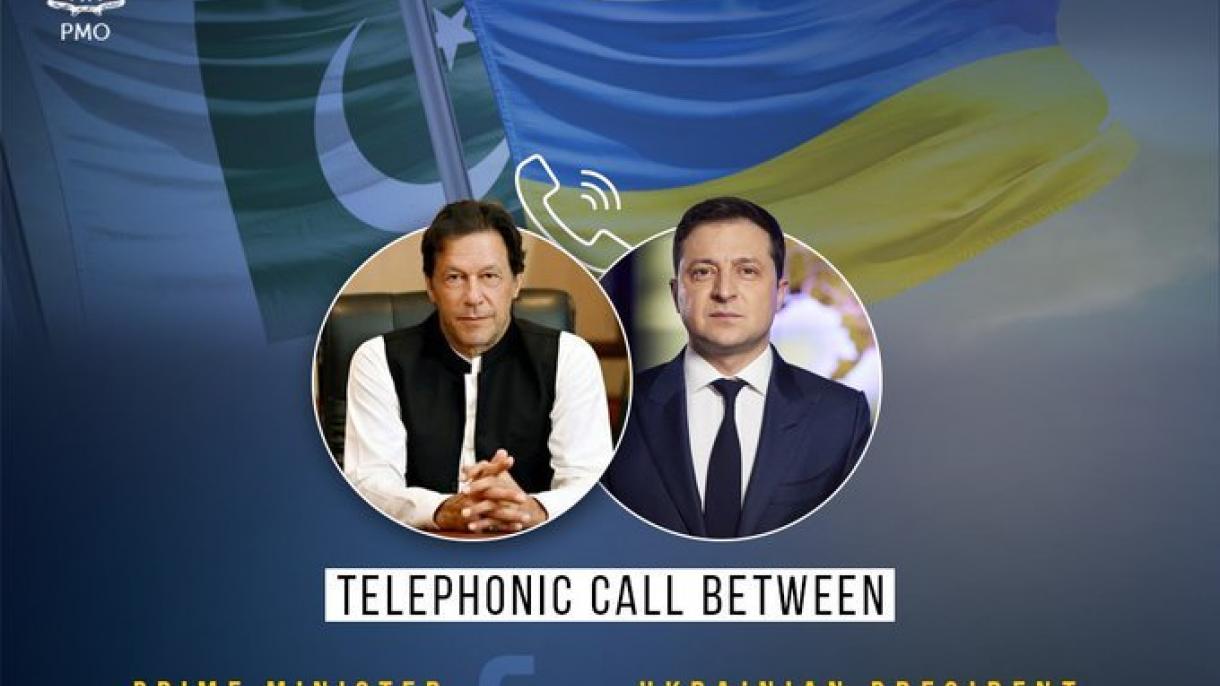 وزیراعظم عمران خان کو یوکرین کے صدر ولادی میر زیلینسکی کا ٹیلیفون، تازہ ترین صورتِ حال پر بات چیت