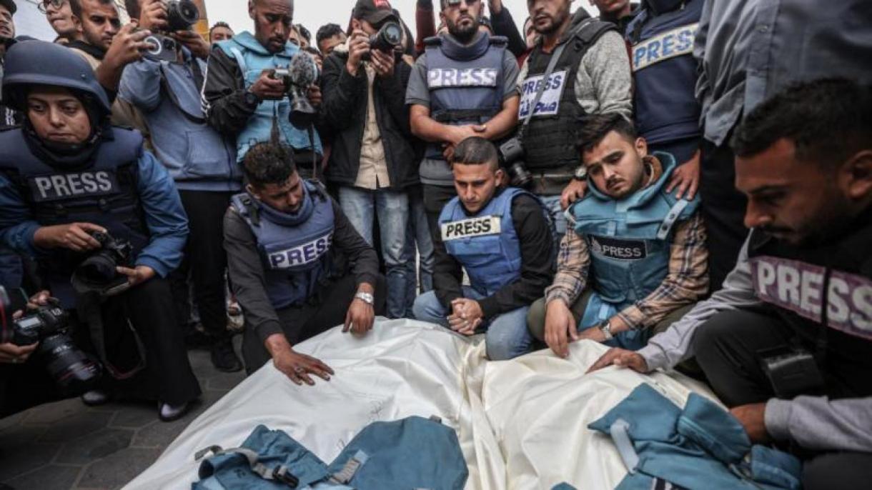 İsrail ordusu Qəzzada 4 jurnalisti öldürüb