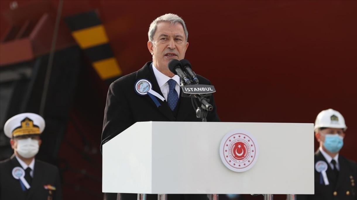 خلوصی آکار وزیر دفاع ترکیه نشست ناتو را مورد ارزیابی قرار داد