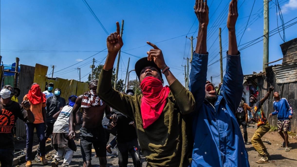 肯尼亚反政府示威活动中10人死亡