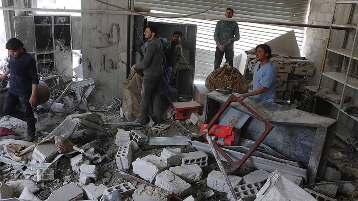 Ataques del régimen sirio destruyen instalaciones sanitarias