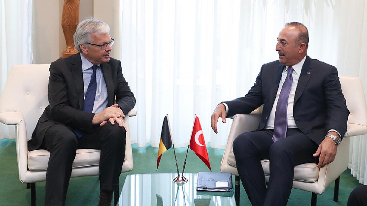 土耳其外长在纽约与比利时外交大臣会晤