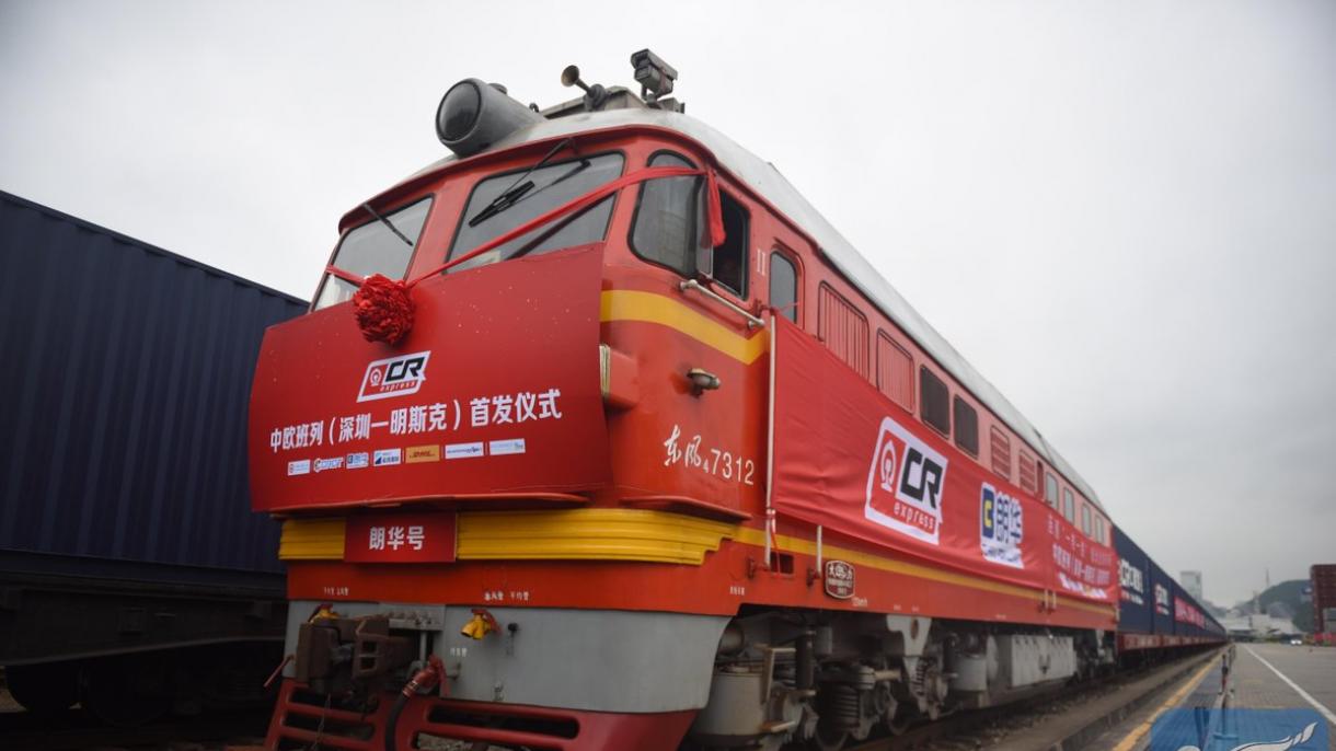 اولین قطار باری چین به بلاروس رفت