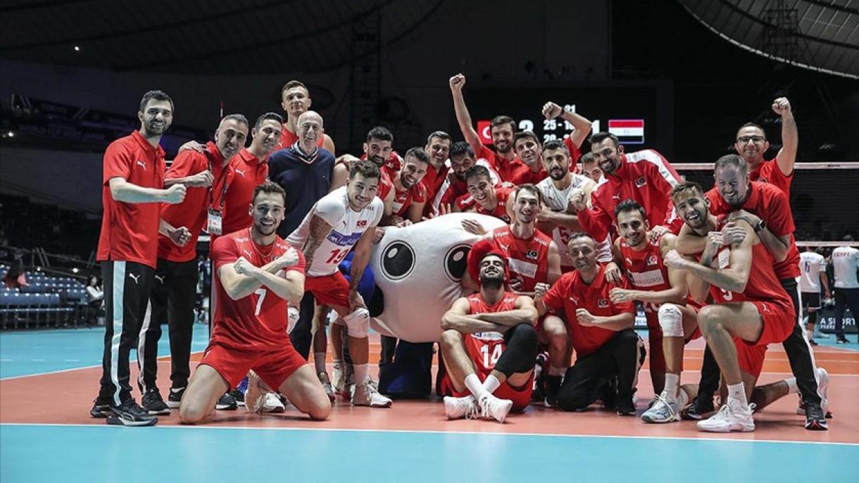 تیم ملی والیبال مردان ترکیه، تونس را 3 بر 0 شکست داد