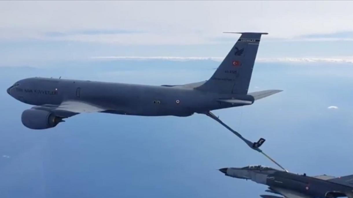 国防部：战机和加油机在东地中海执行训练任务
