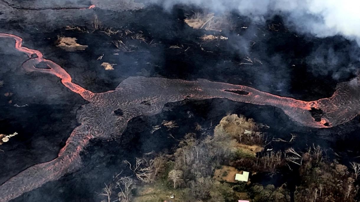 کیلووییا آتش فشاں میں 140 زلزلے