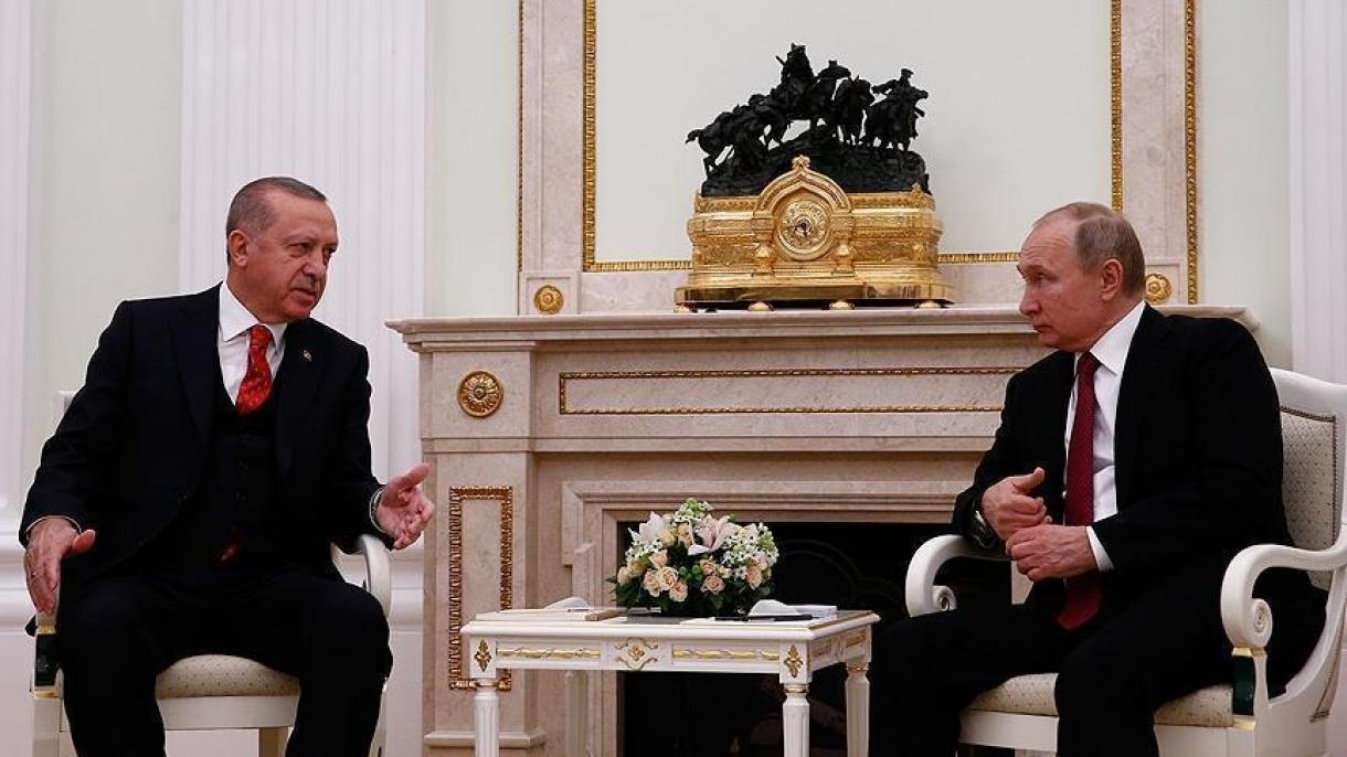 Prezident Erdo'g'an Rossiya Prezidenti Vladimir Putinni qo'llab-quvvatlashini bildirdi