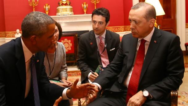 رئیس جمهور ترکیه دیداری دو جانبه با اوباما رئیس جمهور امریکا انجام داد
