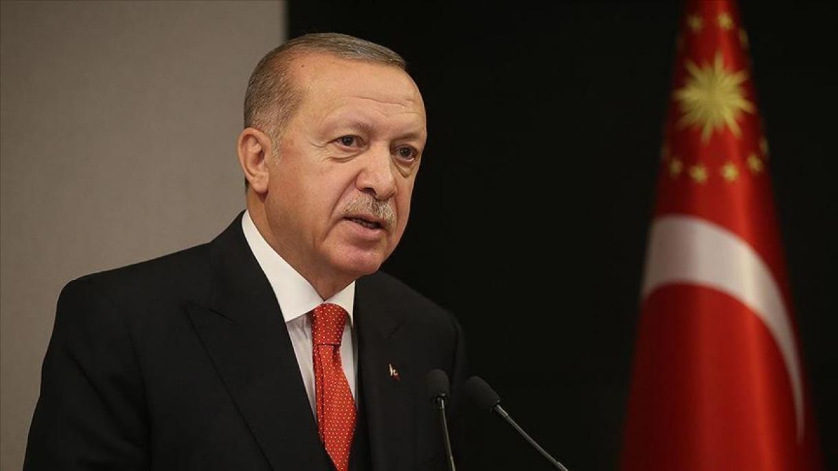 Erdoğan:"Az új koronavírus emlékeztetett, egy nagy család vagyunk"