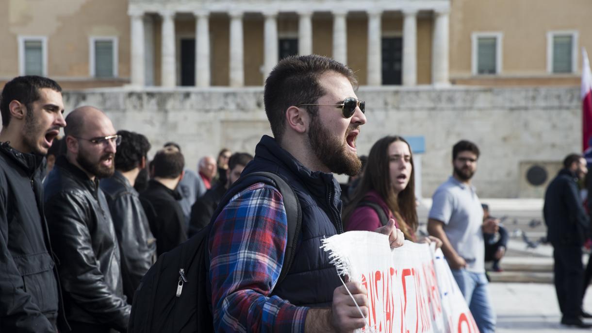 Fogyatékossággal élő emberek demonstráltak Athénban
