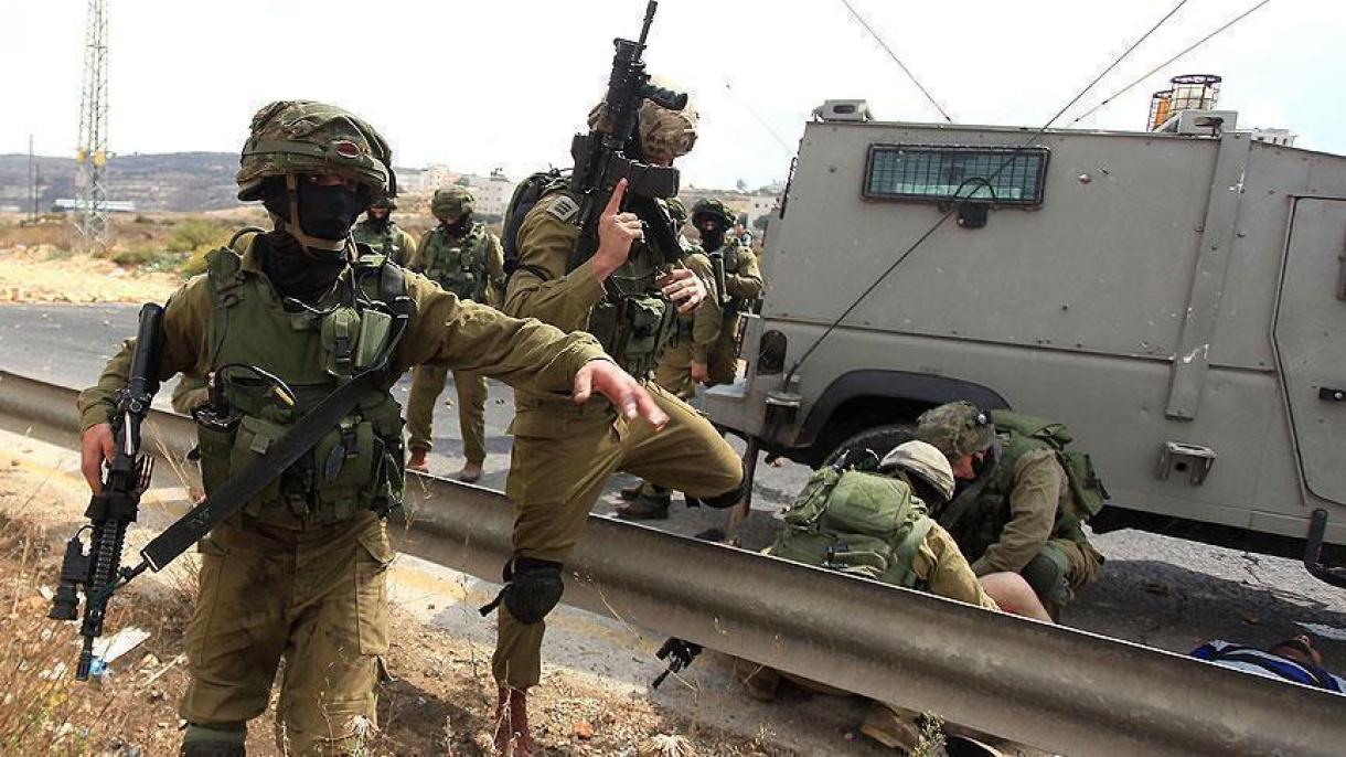 مانور نظامی اسرائیل در مرز نوار غزه