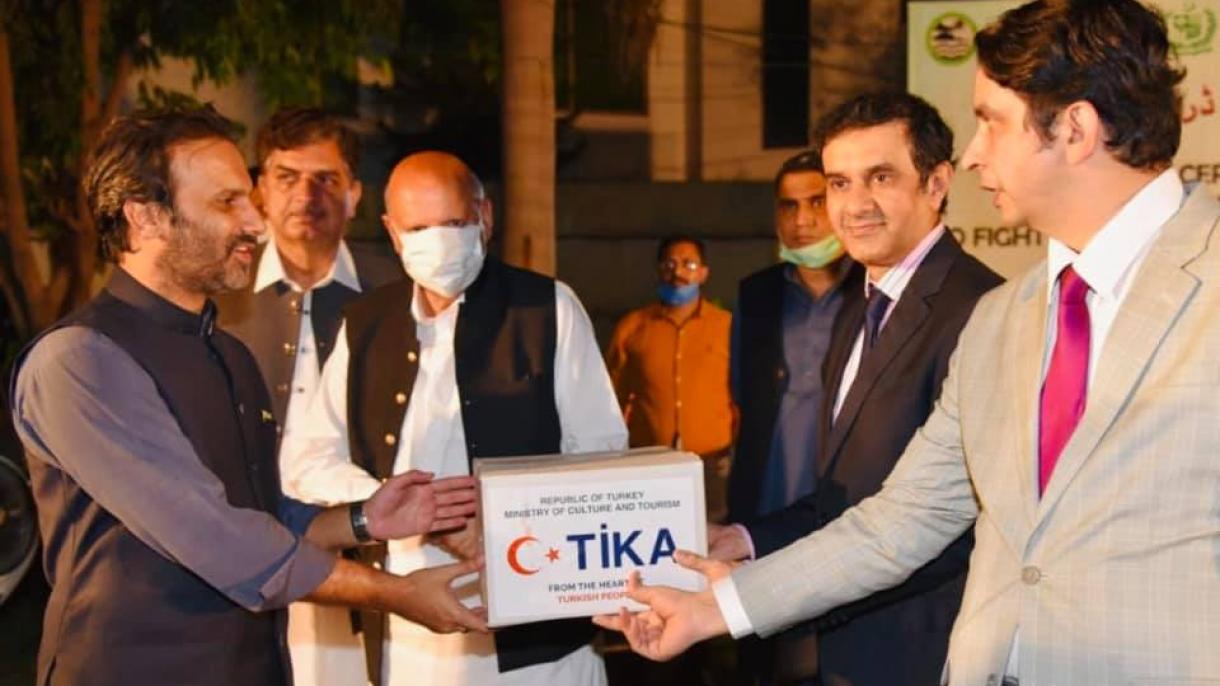 ترک تعاون اور کوآرڈینیشن ایجنسی نے پچاس ہزار سرجیکل ماسک جنوبی پنجاب کے قرنطینہ سینٹر کےحوالے کردیے