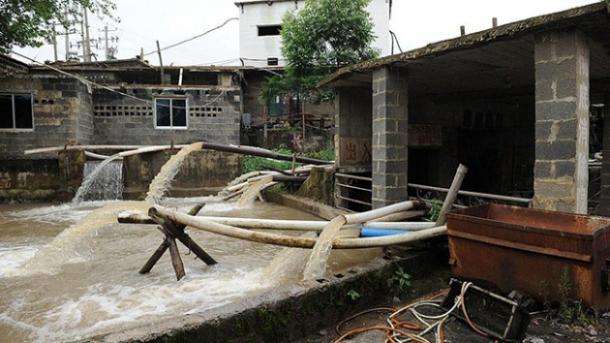 Víz öntött el egy kínai bányát