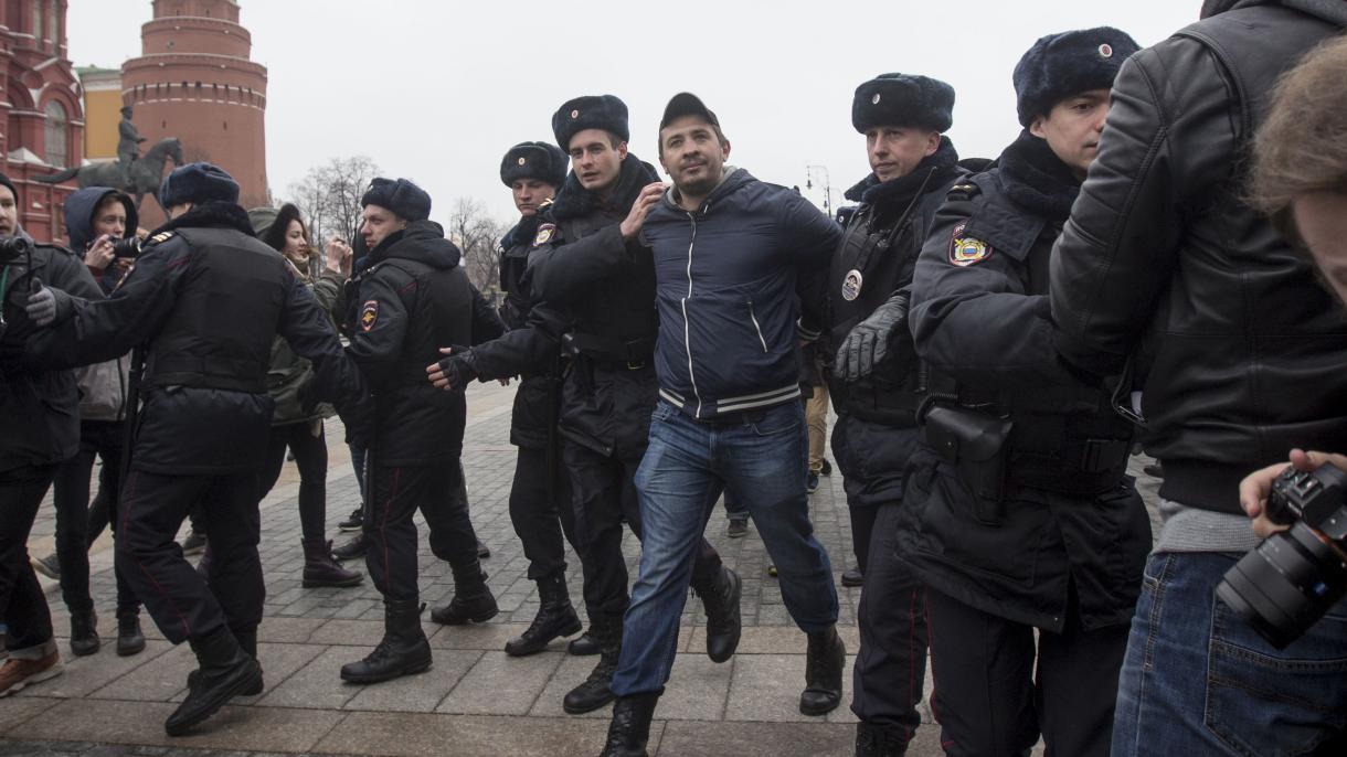 ادامه بازداشت مخالفین در روسیه