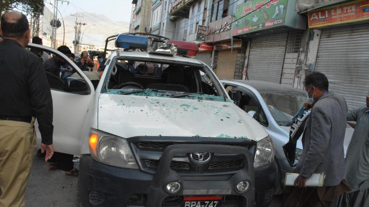 巴基斯坦一军车遭恐怖袭击