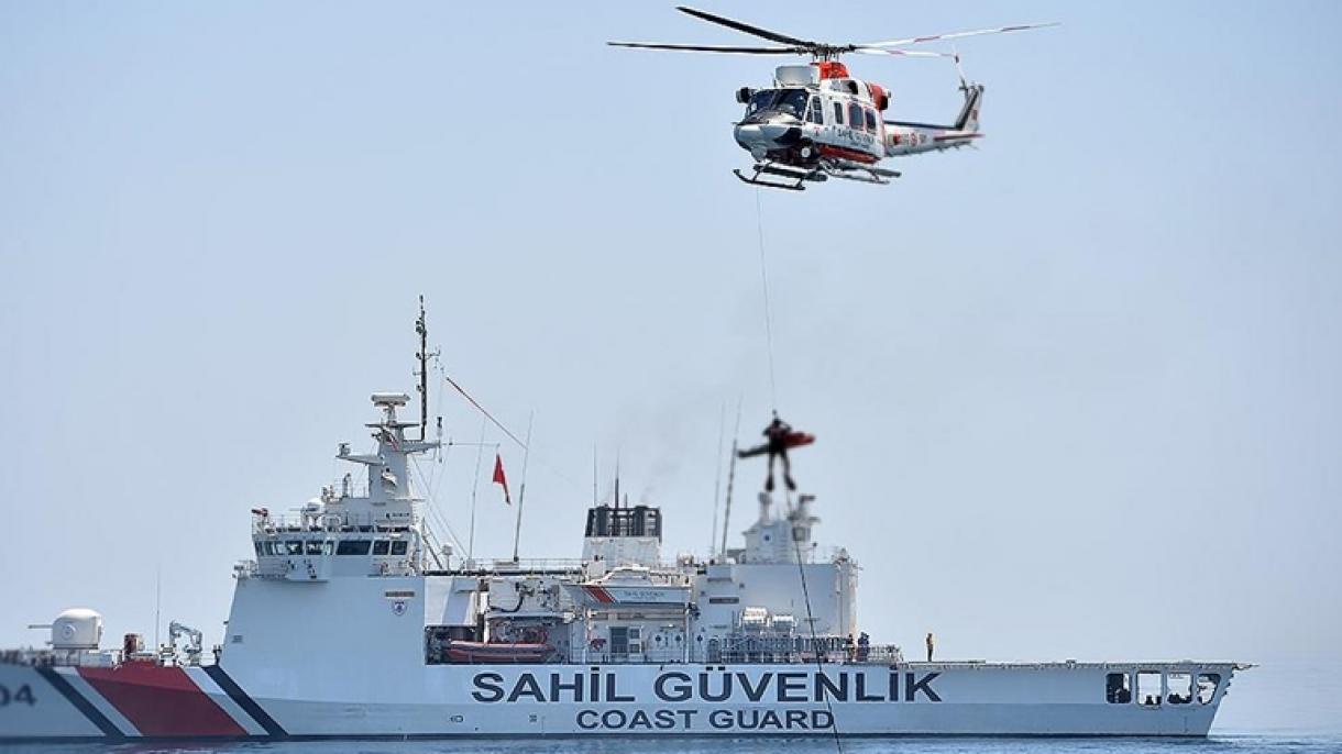 Турската брегова охрана предприема мерки срещу евентуално изтласкване на бежанци...