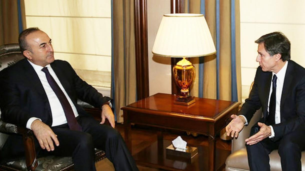 Çavuşoğlu recibe al subsecretario de Estado estadounidense, Antony Blinken
