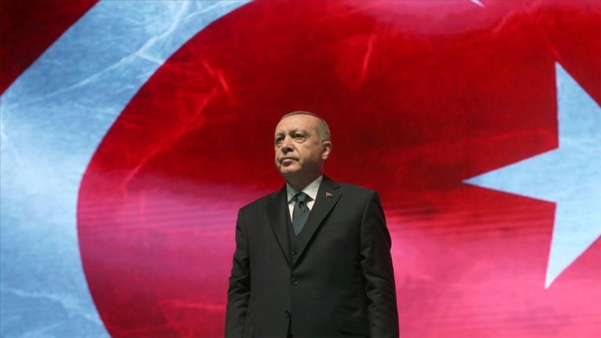 اردوغان رئیس جمهور تورکیه به مناسبت پیروزی چناق قلعه پیام تبریکی فرستاد