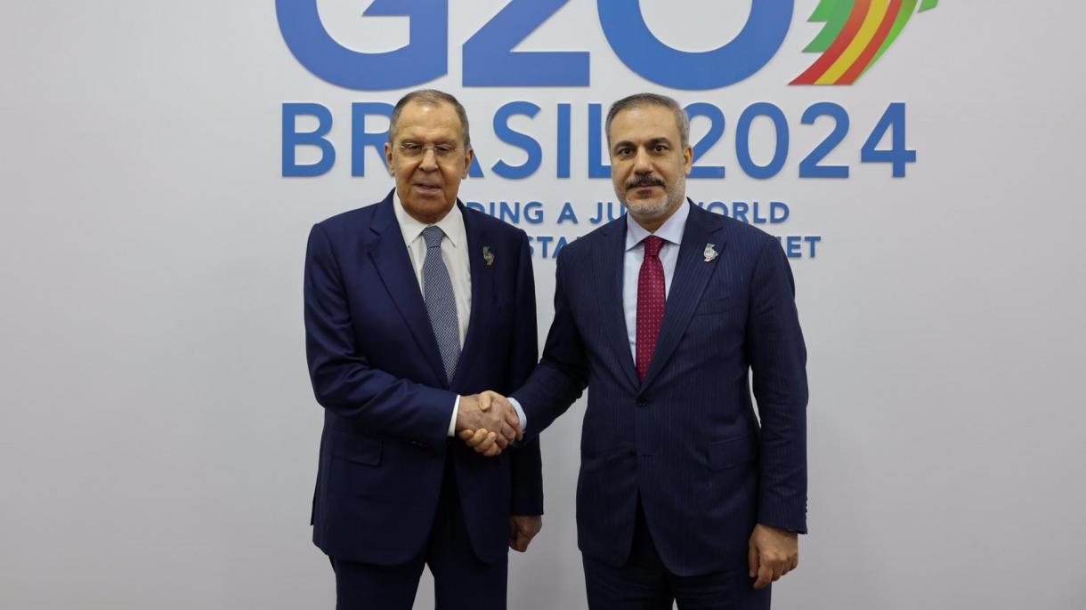 Hakan Fidan teve diversas reuniões com Ministros dos Negócios Estrangeiros do G20