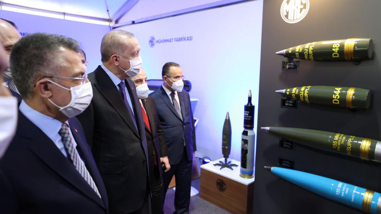 Президент Ердоған энергетикалық материалдық өндіріс орнын ашты
