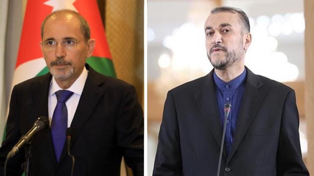 وزرای خارجه ایران و اردن تلفنی گفت‌وگو کردند