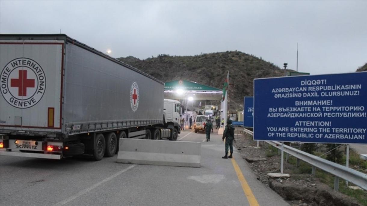 Ադրբեջան. Կարմիր խաչի միջազգային կոմիտեի բեռնատարների անցումն ապահովված է