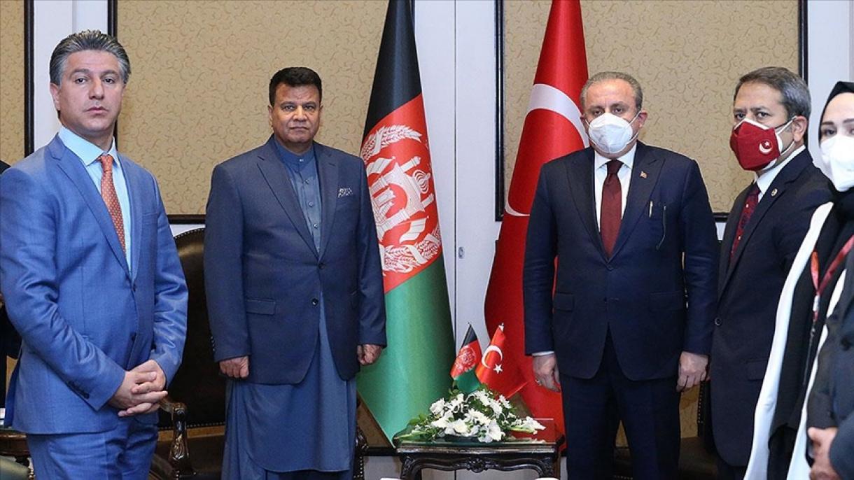 مصطفی شن‌توپ  با رئیس مجلس نمایندگان افغانستان در اسلام‌آباد ملاقات کرد