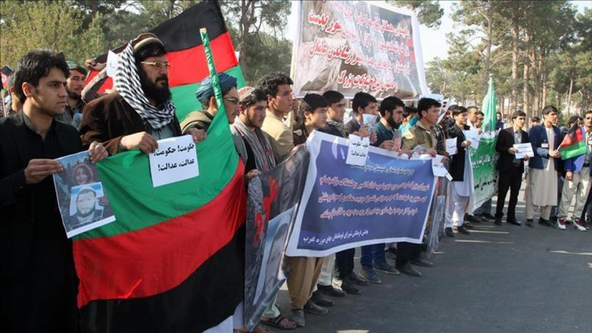 تظاهرات مردم هرات علیه دولت افغانستان