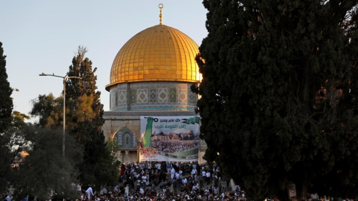 Palestina: Continua a coordenação com os estados árabes para proteger a Mesquita de Al-Aqsa