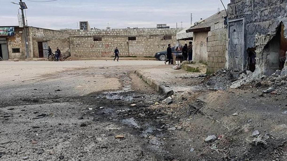 YPG / PKK恐怖分子对阿夫林县中心发动袭击