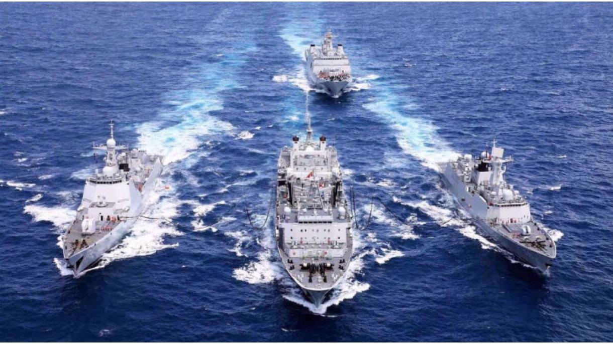 Çin, Rusiya və İran donanmaları birgə hərbi təlimə başladı