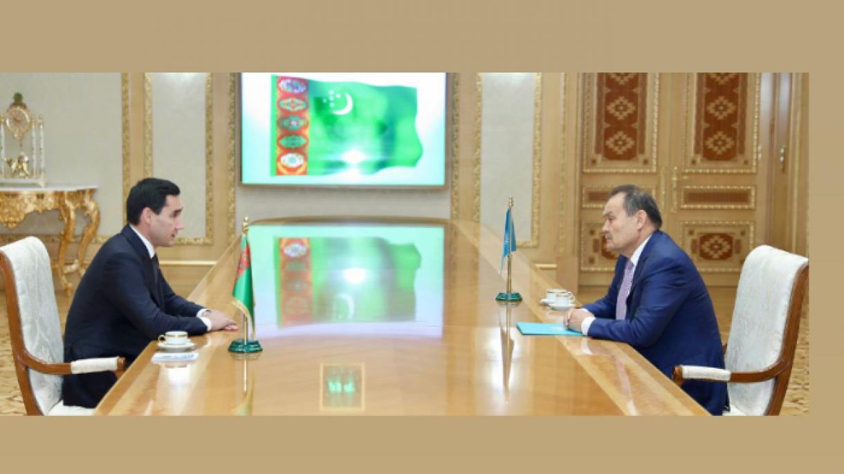 Türkmenisanyň Lideri Türki Döwletleriň Guramasynyň Baş Sekretaryny Kabul Etdi