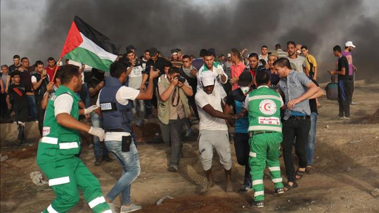 حمله سربازان اسرائیلی به فلسطینیان: 77 مجروح
