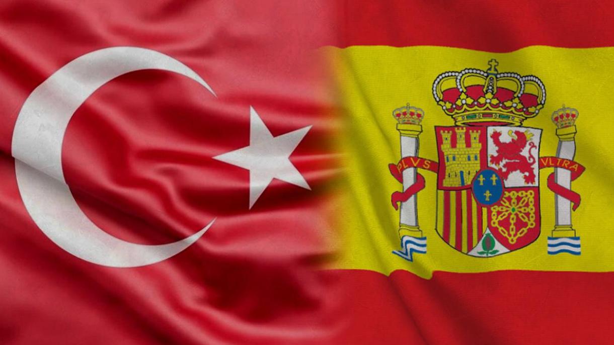 بررسی روابط دوجانبه بین تورکیه و اسپانیا از طریق ویدئو کنفرانس