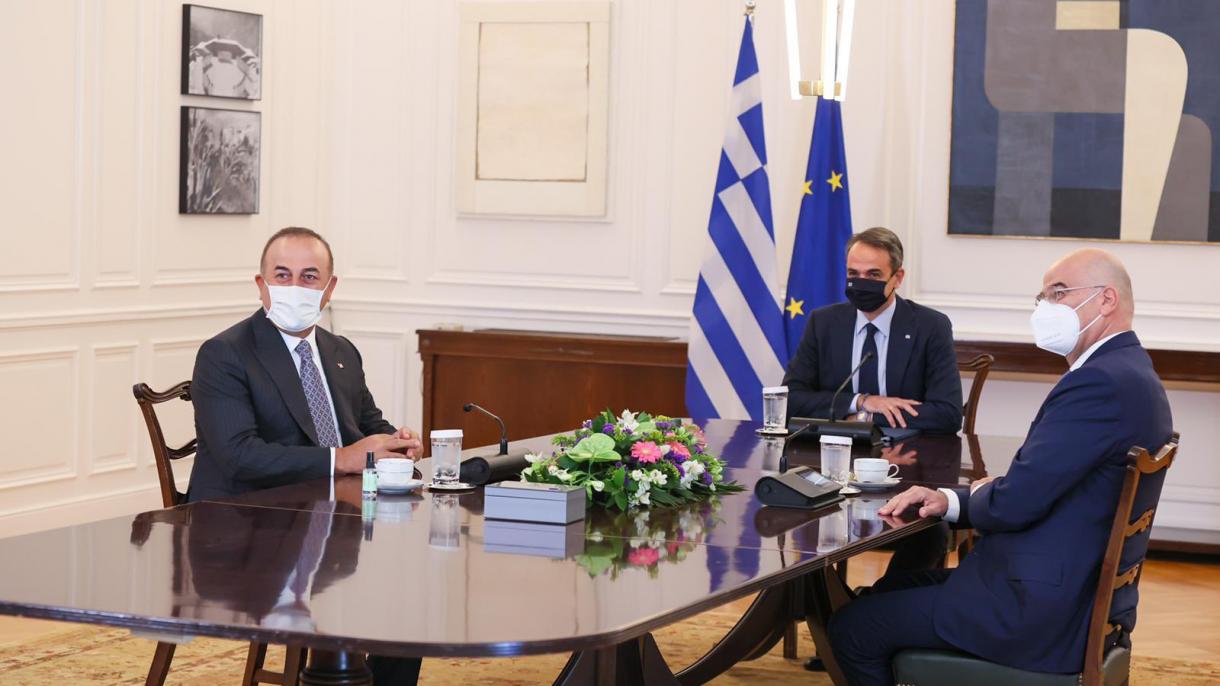 دیدارهای وزیر خارجه ترکیه در یونان
