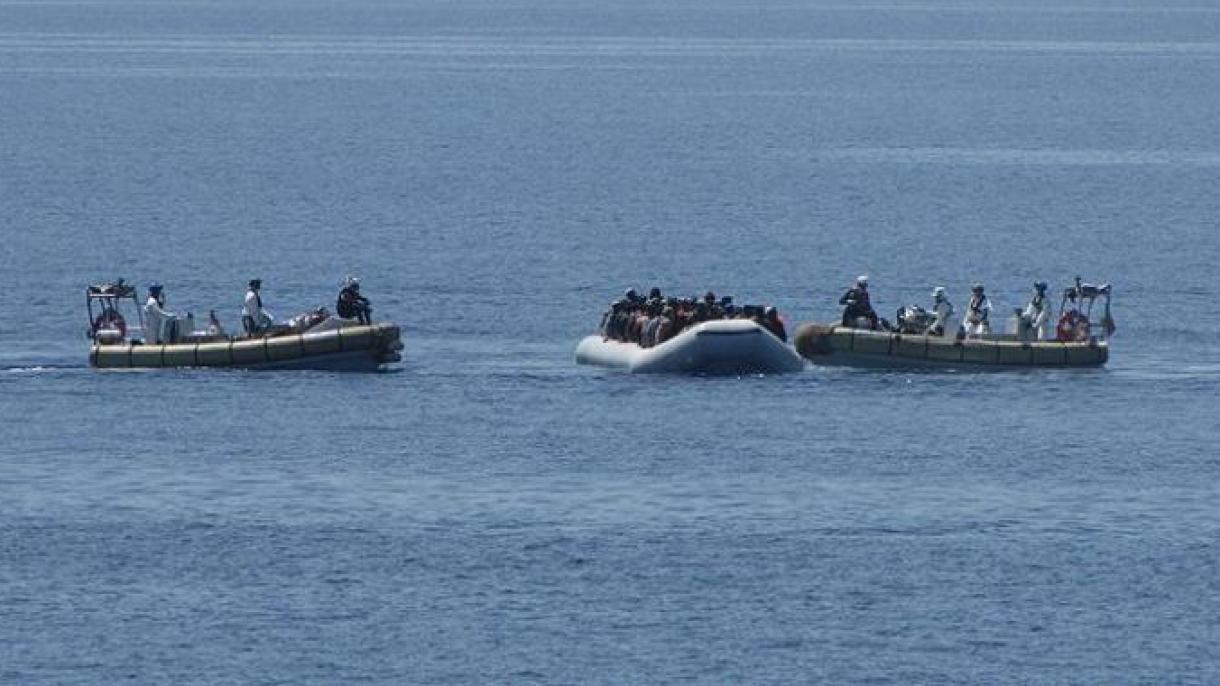 119名非正规移民在利比亚海域被抓获