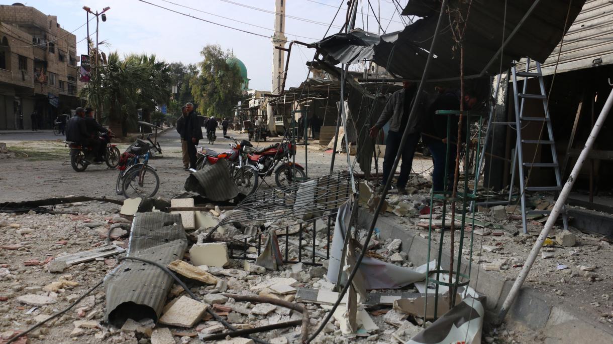 کشته شدن غیر نظامیان در حملات نیروهای وابسته به بشار اسد به غوطه شرقی