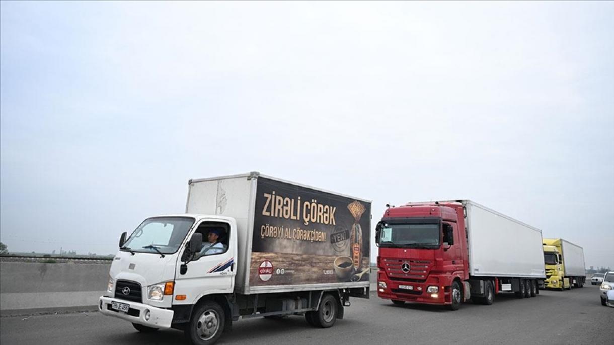 阿塞拜疆运载人道物资满足卡拉巴赫亚美尼亚人的紧急需求
