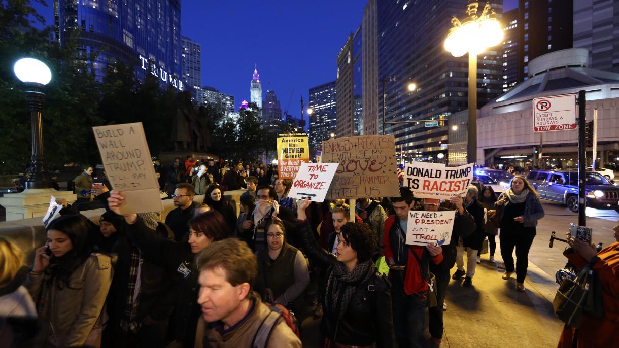 Több amerikai városban tüntettek Donald Trump ellen