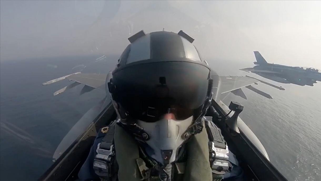 Грек ұшақтары түрік F-16 ұшақтарына кедергі жасады