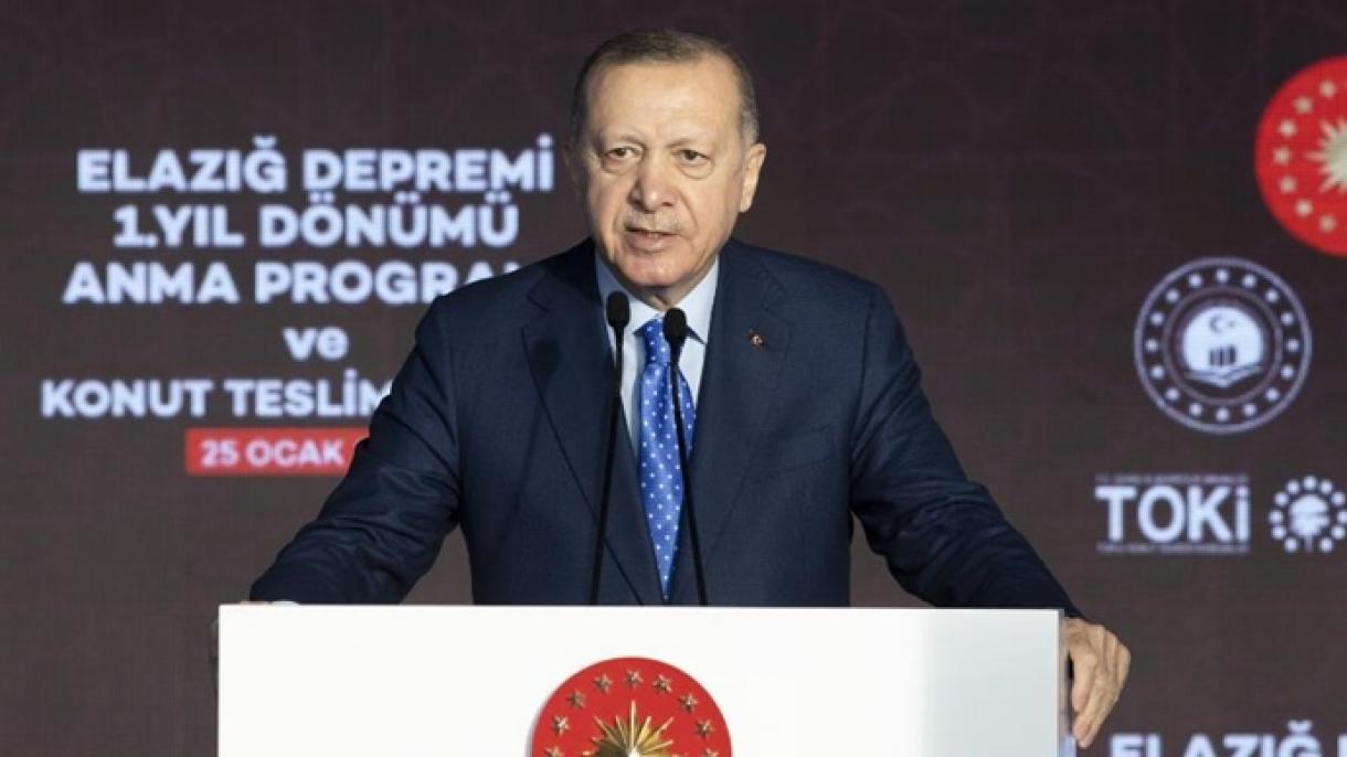 Erdogan: "Döwlet raýatlaryň bagtyýarlygy bilen bagtyýar bolar" diýdi