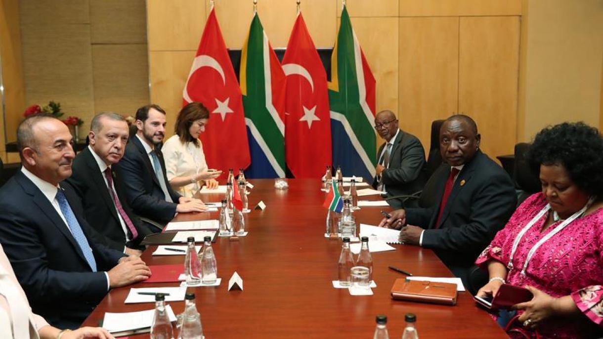 埃尔多安与南非总统举行会晤