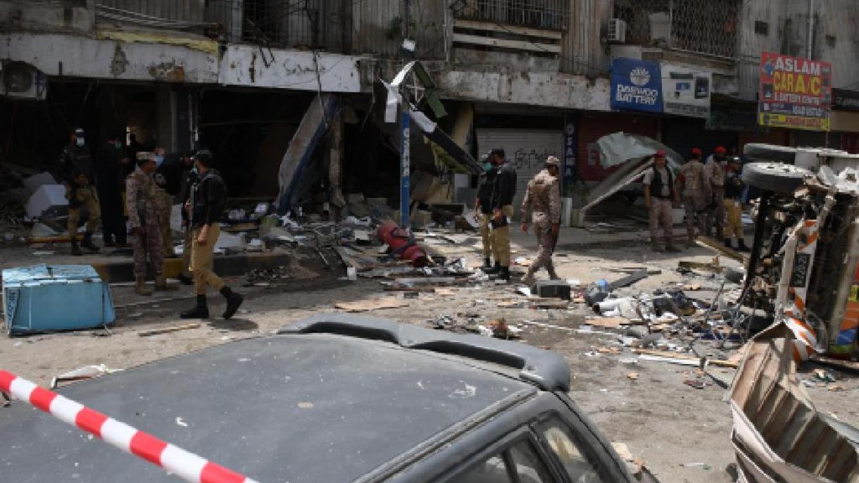 انفجار یک خط لوله گاز در پاکستان