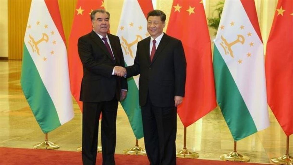 دیدار رؤسای جمهوری تاجیکستان و چین در سمرقند