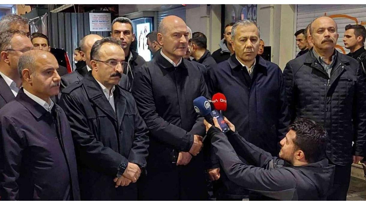 Içeri işler ministri Stambuldaky terrorçylykly hüjümiň jogapkärleri bilen bagly beýanat berdi