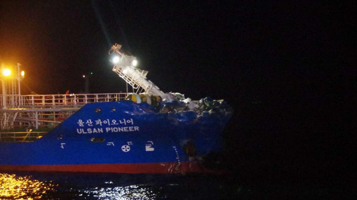 日本一艘货船沉没3人失踪